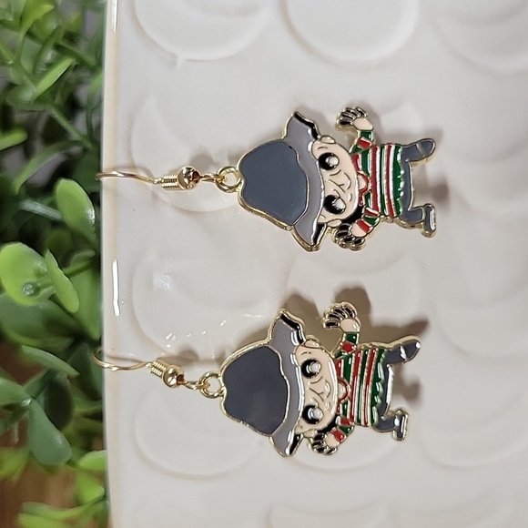 Freddy Kruegger Nightmare on Elm Street Drop Earrings - Picture 1 of 5